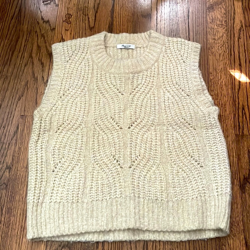 Tan Heather Sweater vest